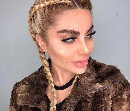 عکس بافت مو جلو