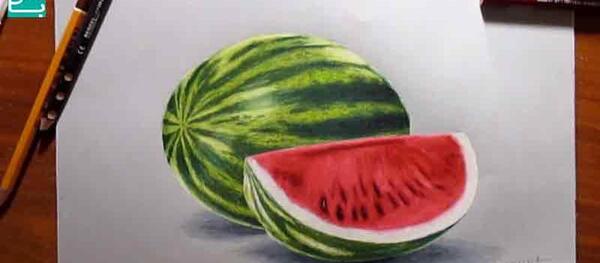 عکس نقاشی هندوانه