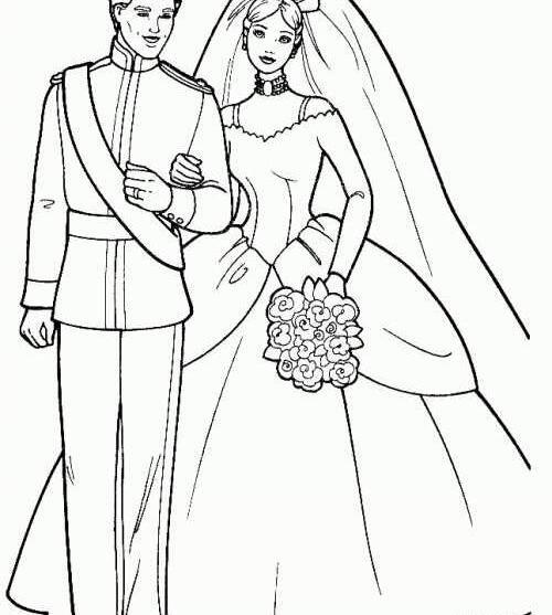 عکس نقاشی عروس و داماد