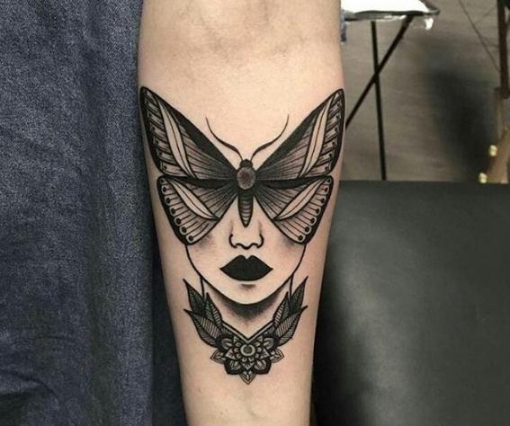 عکس تاتو دخترانه روی دست
