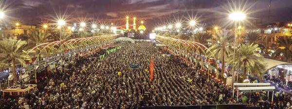 بین الحرمین عکس حرم امام حسین و حضرت عباس