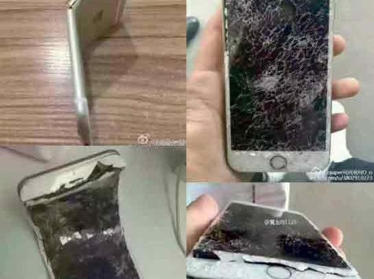 عکس گوشی اپل خرد شده