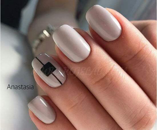 عکس مدل ناخن خطی