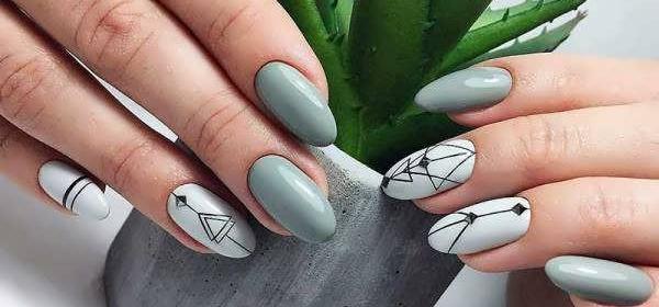 عکس مدل ناخن خطی