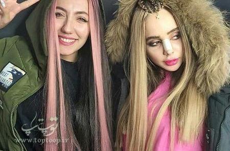 عکس بافت مو نیکا فلاحی