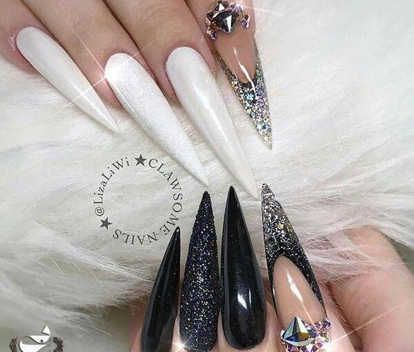 عکس مدل کاشت ناخن ساده عروس