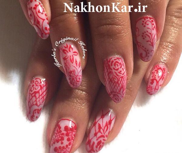 عکس مدل ناخن مصنوعی عروس جدید