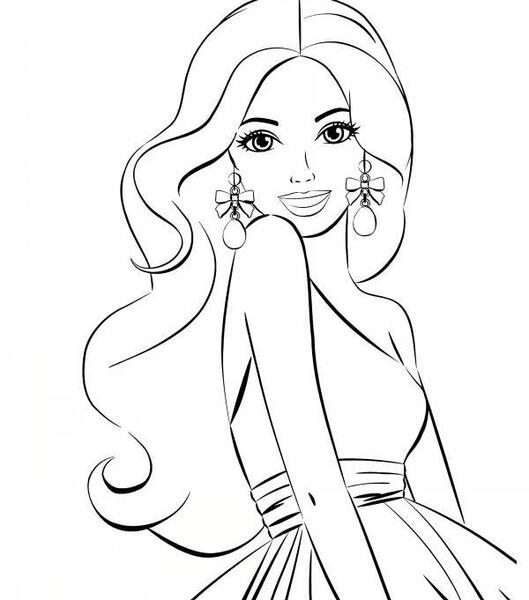 عکس نقاشی دختر عروسکی