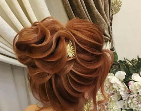 عکس اموزش شینیون مو ضربدری