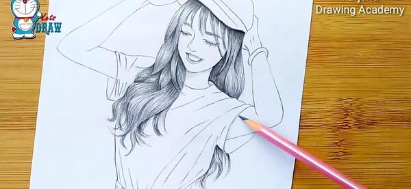 عکس نقاشی دختر آپارات
