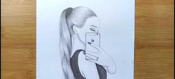 عکس نقاشی دختر آپارات