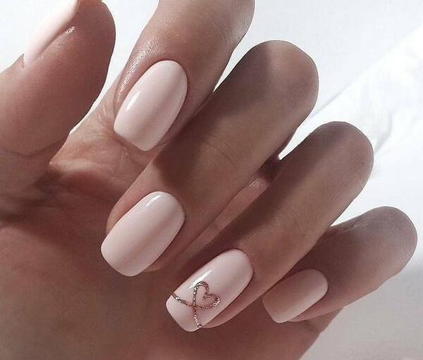 عکس مدل ژلیش ناخن دخترانه ساده