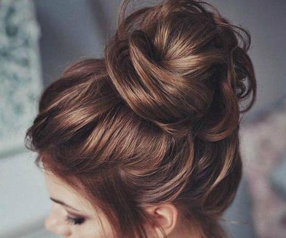 عکس شینیون مو ساده بسته