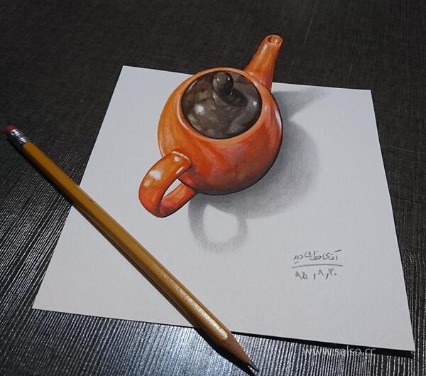 عکس نقاشی قوری