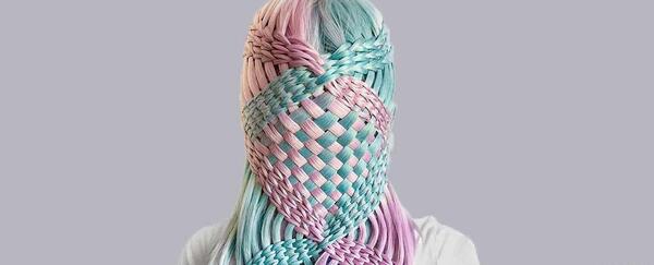 عکس بافت مو حصیری دو طرفه