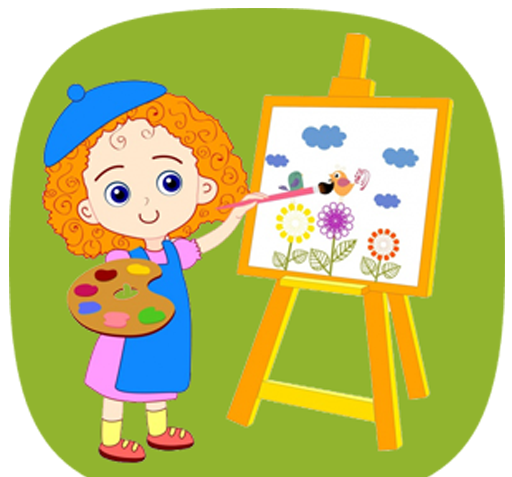 عکس نقاشی دختر نقاش