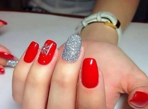 عکس مدل لاک ناخن رنگ قرمز