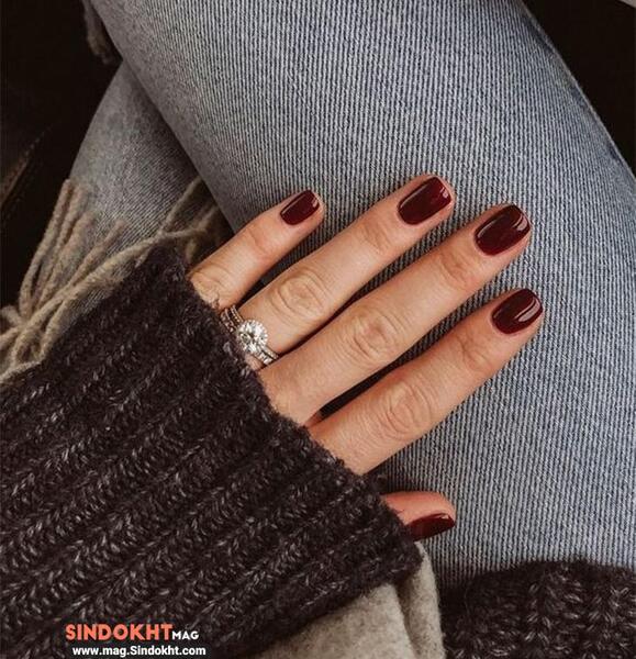 عکس مدل ناخن برای دست سبزه