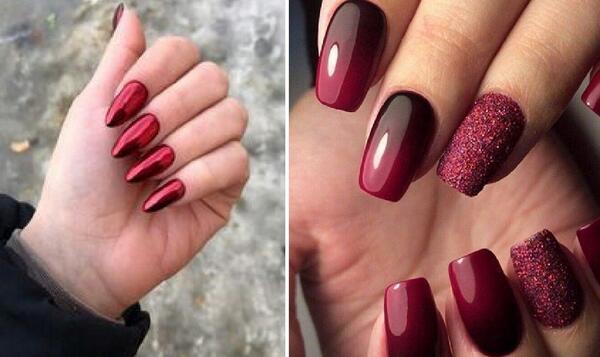عکس مدل ناخن برای دست سبزه