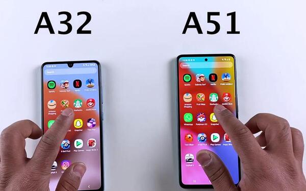 عکس گوشی a32 و a51