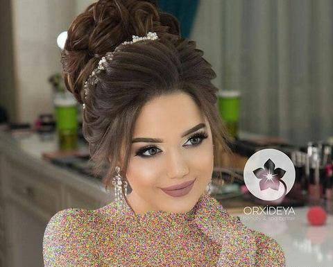عکس شینیون مو عروس لاکچری