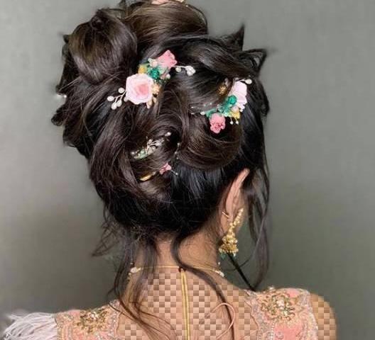 عکس شینیون موی طبیعی