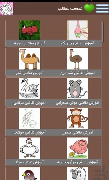 عکس نقاشی ساده و زیبا با عدد ها