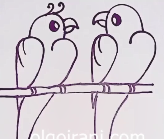 عکس نقاشی ساده و زیبا با عدد ها