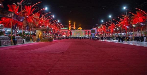 عکس بین الحرمین شب