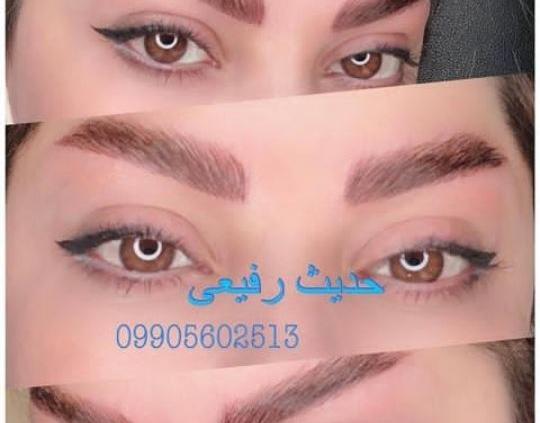 عکس تاتو خط چشم بدون درد
