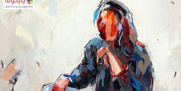 عکس نقاشی دختر مو بسته