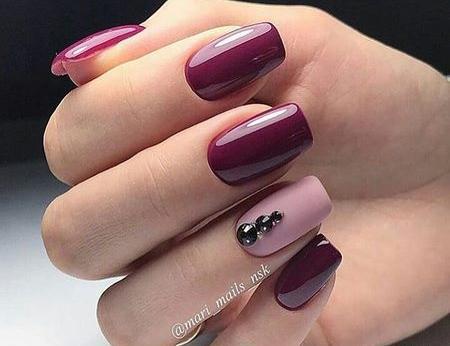 عکس مدل ناخن ساده رنگی