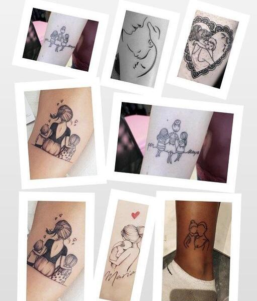 عکس تاتو با طرح مادر