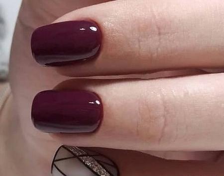 عکس مدل ژلیش ناخن دخترانه فانتزی ساده