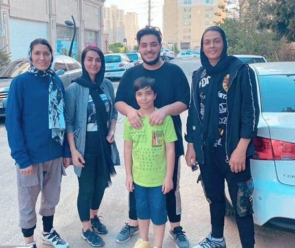 عکس ارون افشار با همسرش