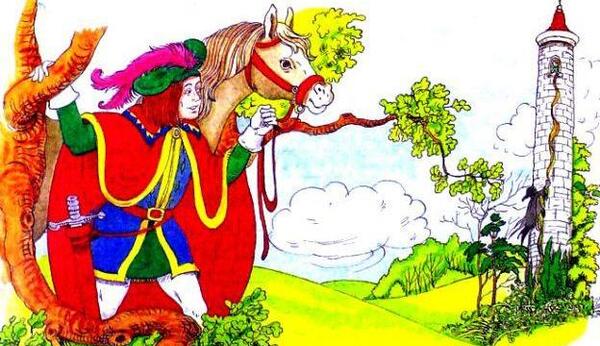 عکس نقاشی دختر گیسو کمند