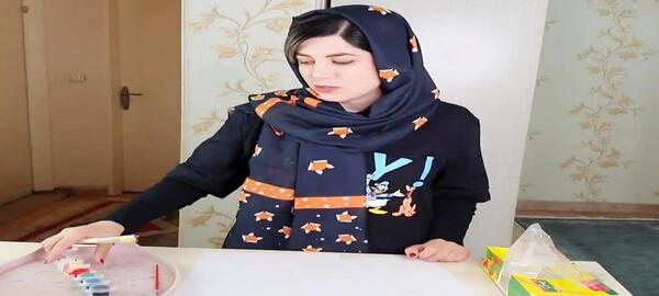 عکس نقاشی گل تیغ دار