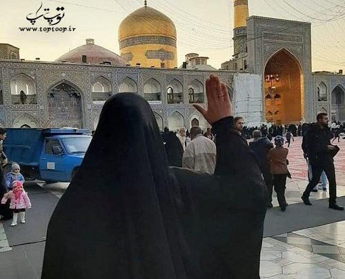 عکس دختر چادری تو حرم