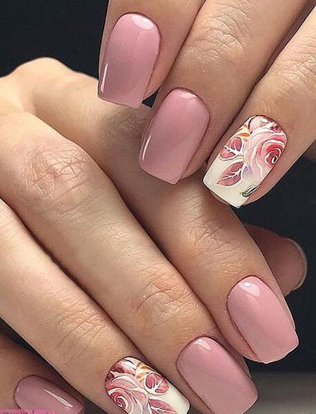 عکس مدل ناخن آبرنگی