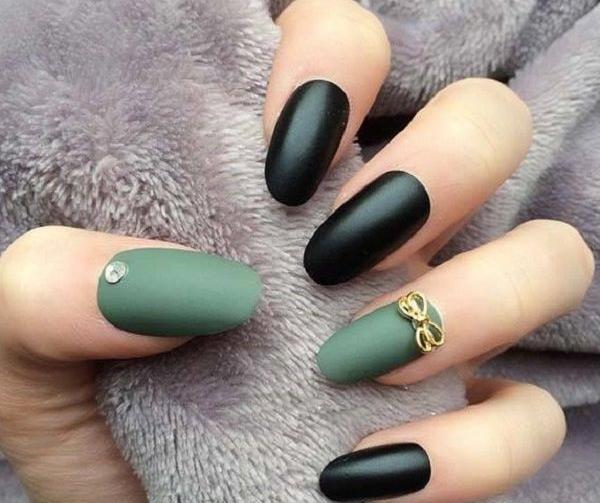 عکس کاشت ناخن مدل ذوزنقه ای