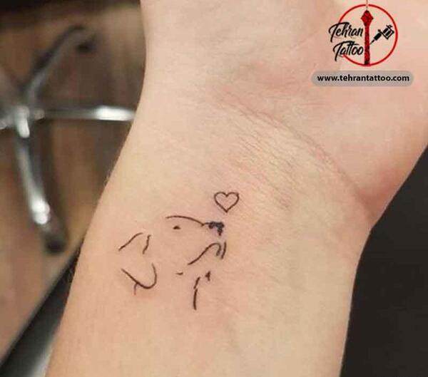 عکس نمونه تاتو مینیمال