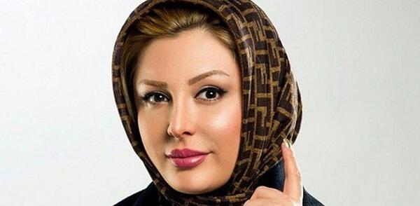 عکس نیوشا ضیغمی با لباس کردی