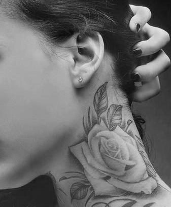 عکس تاتو گردن ژاپنی