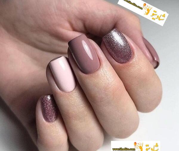 عکس مدل ناخن کوتاه کالباسی