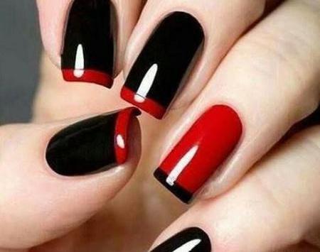 عکس مدل لاک ناخن پا ساده
