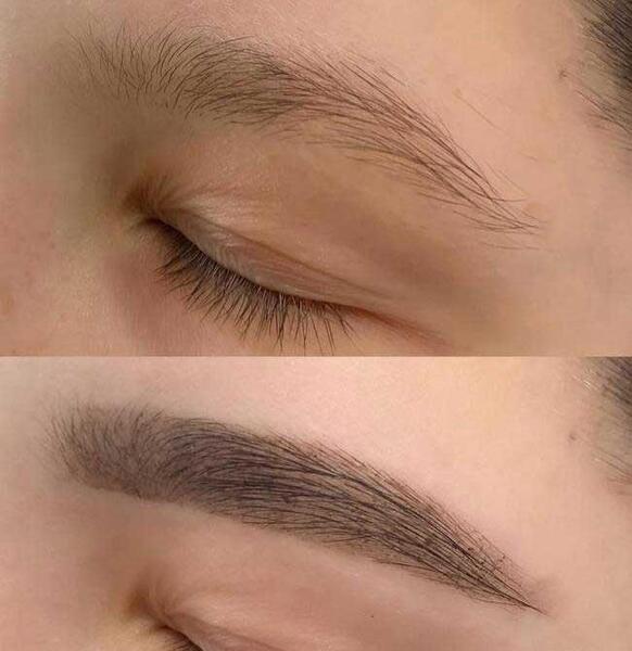عکس مدل تاتو ساده ابرو