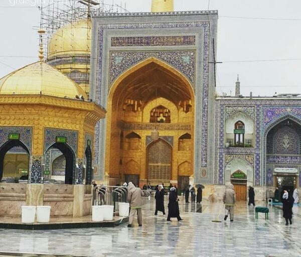 عکس داخل صحن امام رضا