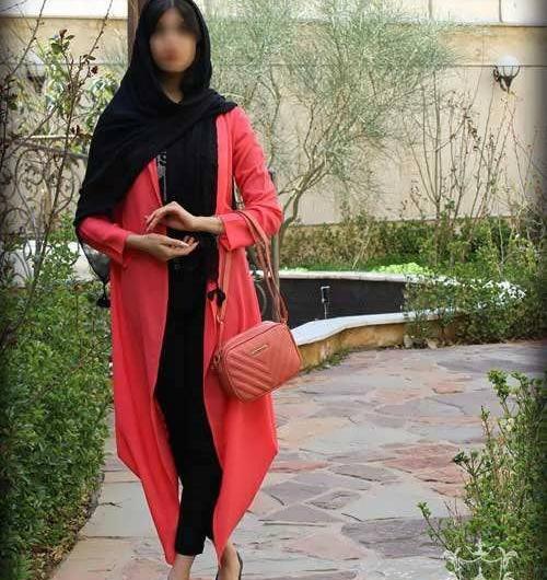 عکس مانتوی دخترانه جلو باز