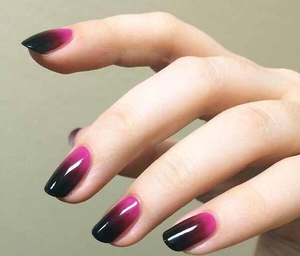 عکس مدل ناخن فرنچ پاییزی