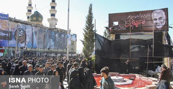 عکس از گلزار شهدای کرمان